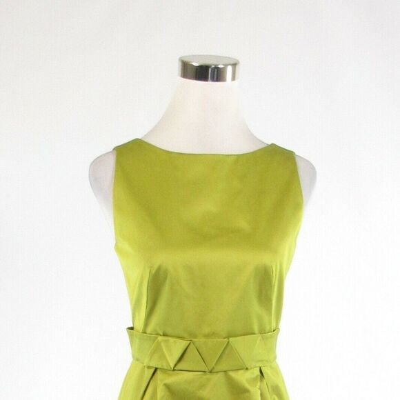 Paule Ka avocado green sheath dress IT40 6 - Picture 2 of 8